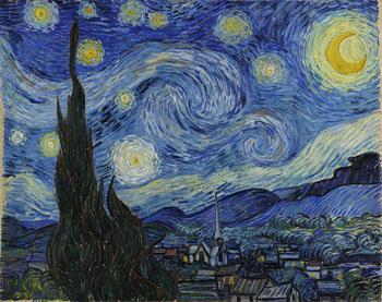 Van Gogh, Starry Night, 1889